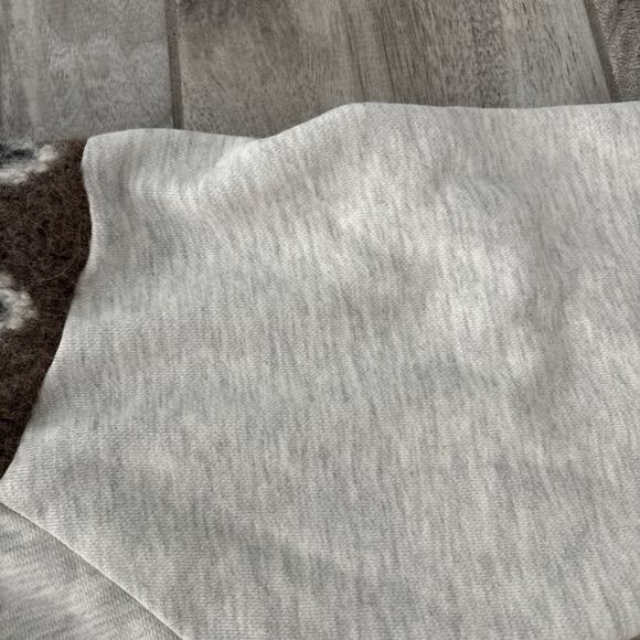 Mother The Half Of Me Fair-Isle Sweater Halfway to Nowhere Sz M Gray Brown - Picture 5 of 13